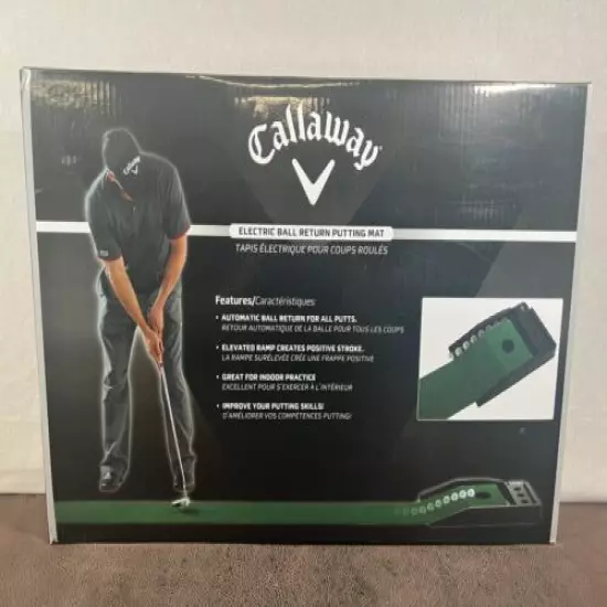 Callaway Indoor Electric Ball Return Putting Mat System