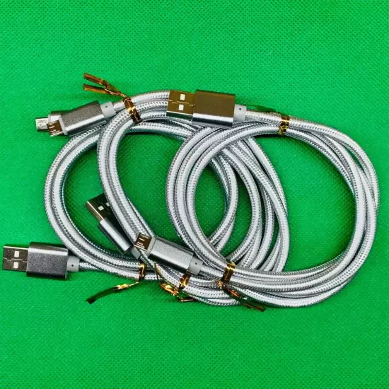 Heavy Duty Micro USB Fast Charger Data Cable Cord For Samsung Android HTC LG Lot