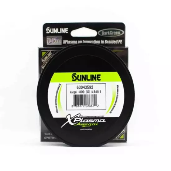 Sunline P.E Line Asegai Xplasma 330yds P.E 0.8 8lb Dark Green (6872)