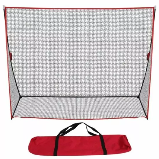 Professional Golf Hitting Net 10x7Ft Practice Net w/Carry Bag for Training Aids