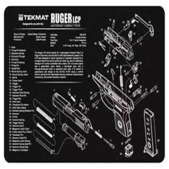 TEKMAT Armorers Bench Mat – Ruger LCP