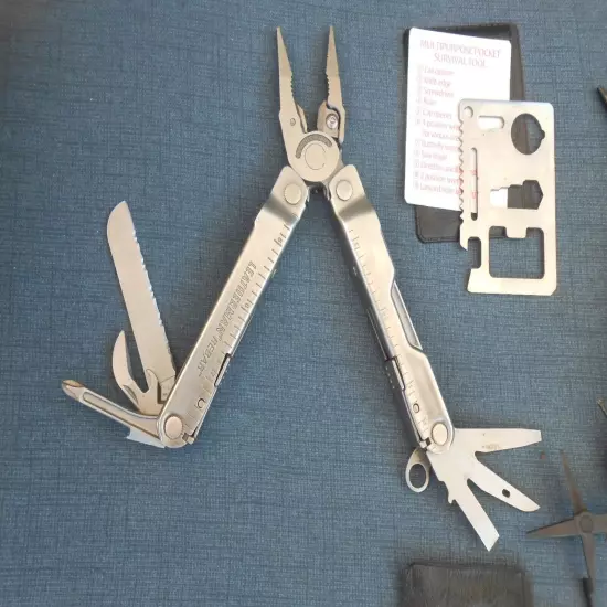 Leatherman Wave Plus N rebar Folding Multi Tools n 2 others