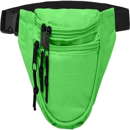 Fanny Pack w/ 3 Pockets Traveling Concealment Pouch Airport Money Bag