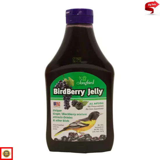 20 Oz Essentials Bird Berry Jelly: Ideal for Bird Feeders