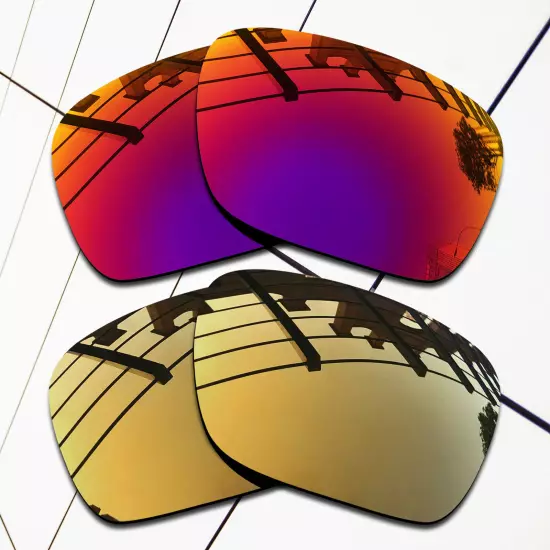 TRUE POLARIZED Replacement Lenses for-Oakley Fuel Cell OO9096 Multi-Colors