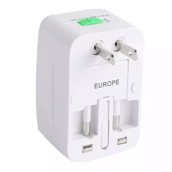 International Universal Travel Power Adapter Convertor Plug Power US/UK/AU/EU UK