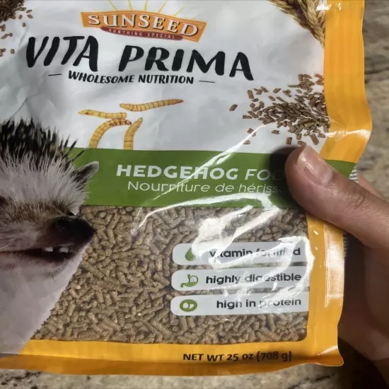 Sunseed Vita Prima Exotics Hedgehog Food, 25oz