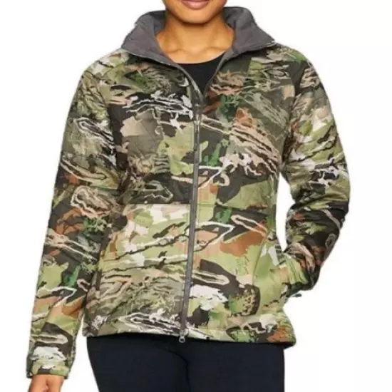 Under Armour Brow Tine Mid Season Kit Hunting Jacket Forest Camo 1316695 940