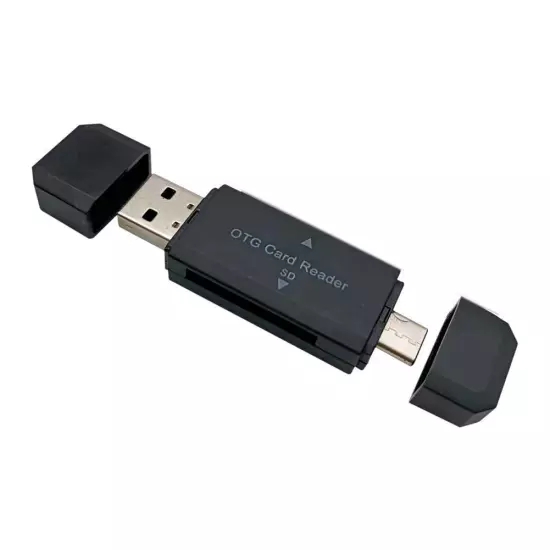 Card Reader 2 in 1 Type C SD TF Card Reader USB 2.0 Card Reader for PC|