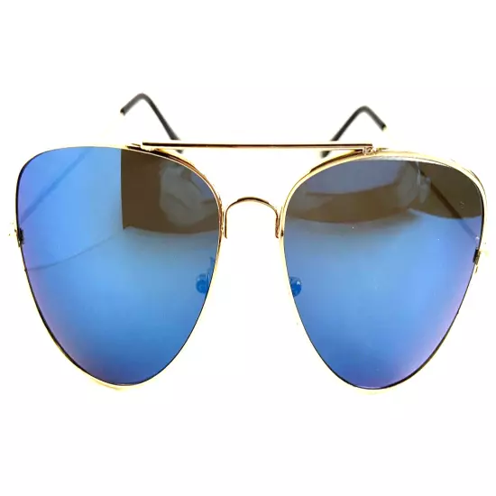 New Aviator Gold Blue Men's Women's Sunglasses X3