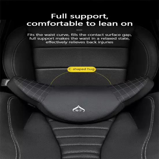 Car Massage Neck Pillow Cushion Headrest Support Lumbar Seat Back Cushion