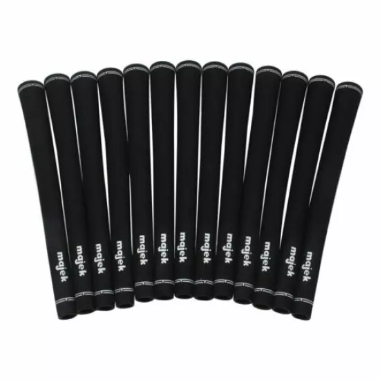 13 Piece Senior Men's Majek Jumbo Tour Pro Velvet Golf Grips +1/8" Thicker Std.