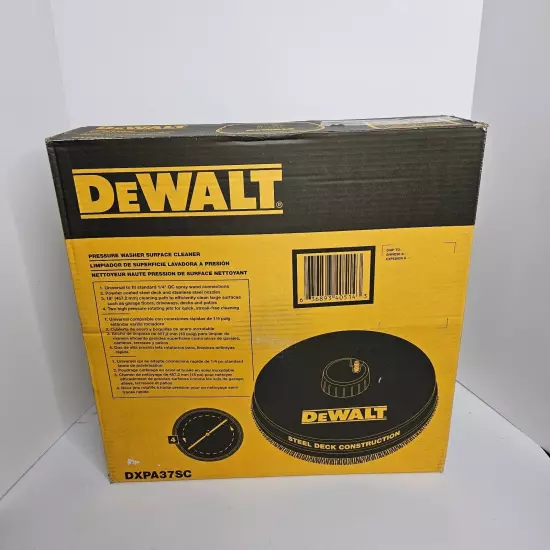 DeWalt Universal 18 in. Surface Cleaner for Cold H20 Pressure Washers DXPA37SC