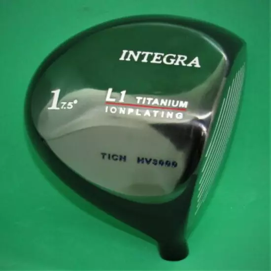 Integra L1 7.5 Deg Driver w/ Titanium Carbonitride-Super Hard-Right or Left Hand