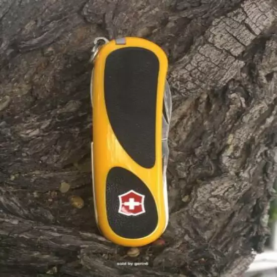 Victorinox Swiss Army Knife, EvoGrip 18 Yellow / Black 2.4913.C8CS, New 