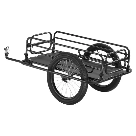 VEVOR Bike Cargo Trailer, 275 lbs Load Capacity, Heavy-Duty Bicycle Wagon Cart,