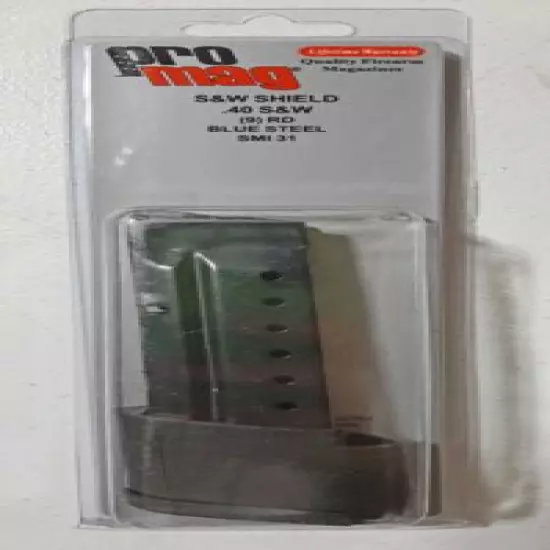 Promag Magazine Smith and Wesson .40SW 9 Round Blue Steel Smi 31