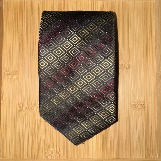 Croft & Barrow Geometric Polyester Tie - 58L 3.5W