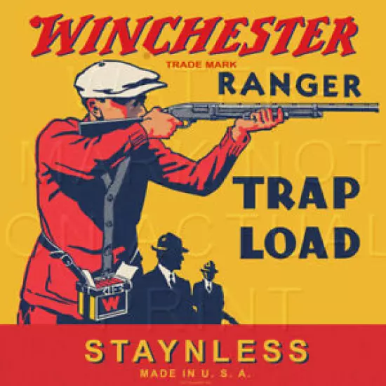 Reproduction Vintage Winchester Ranger Shotgun Shell Box Label Canvas Print