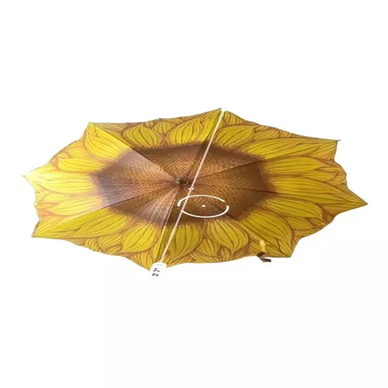 Vintage - Salamander - 90’s Design Umbrella With U-Shaped Wood Handle