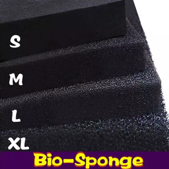 Aquarium Filter Bio Sponge Biochemical Cotton Fish Tank Pond Foam Sponge Filter