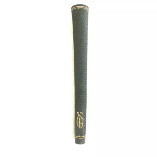 1 NEW Lamkin CROSSLINE BLACK w/ GOLD Logo Golf Grip -from CUSTOM PGA TOUR DEPT