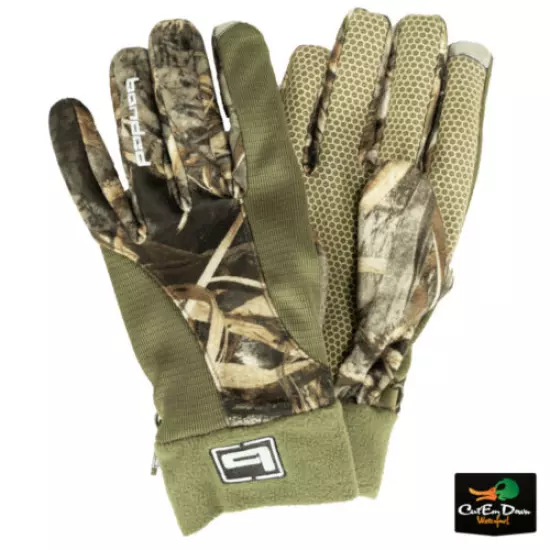 NEW BANDED GEAR TEC FLEECE CAMO BLIND GLOVES DUCK HUNTING B1070009