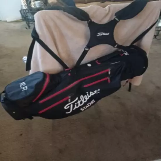 TZ GOLF - Titleist StaDry 4 Way Stand Carry Bag - Very Lightweight