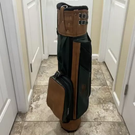 THE JONES COLLECTION GOLF BAG Green & Brown The Vintage Club Indian Wells, CA