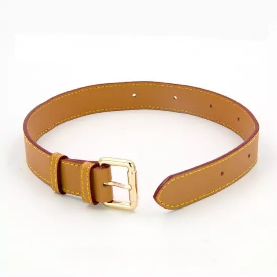 Real Leather Replacement Extension Strap Vachetta Natural Cowhide 3-Widths