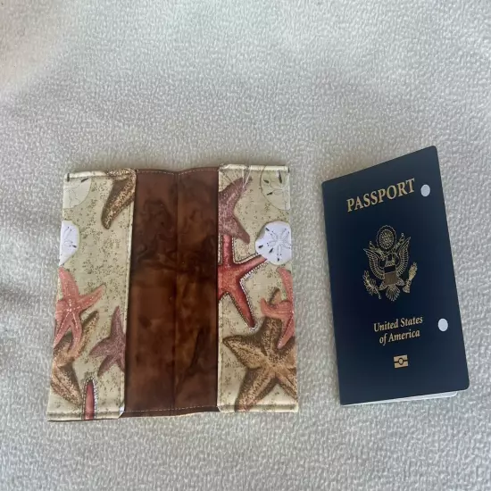 PASSPORT HOLDER 100% Cotton Made In USA