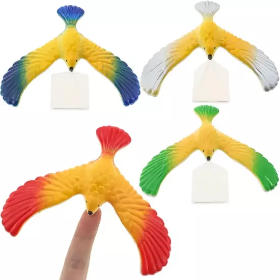 Balance Bird Gravity Bird Toy with Pyramid Combination Set Balance Bird Combinat