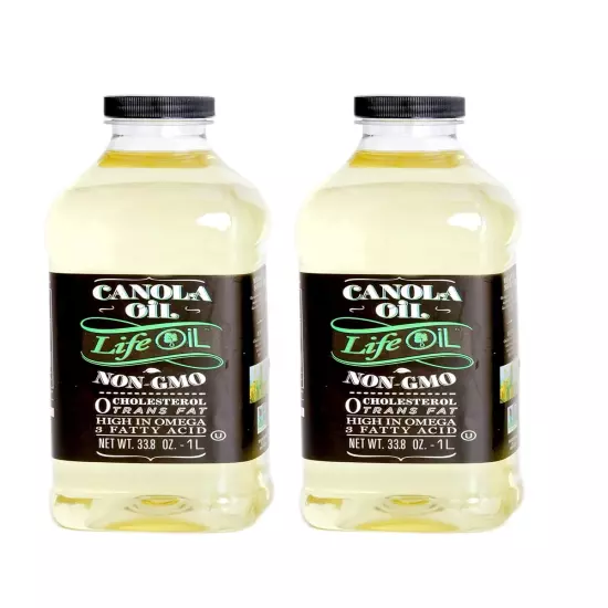 Non-Gmo Canola Oil, 33.8 Fluid Ounce (Pack of 2)