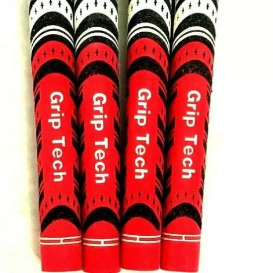 1 NEW Grip-Tech MULTI COLOR golf grip - BLACK WHITE RED - Standard Size