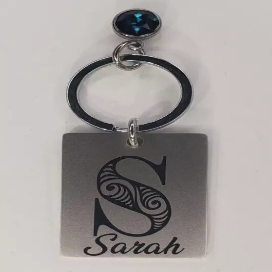 Bella Metallo Sarah Metal Keychain Keyring