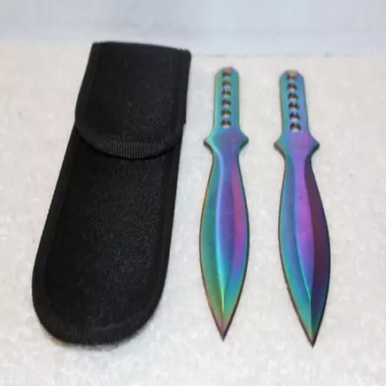 THROWING KNIVES WITH NYLON CASE #51