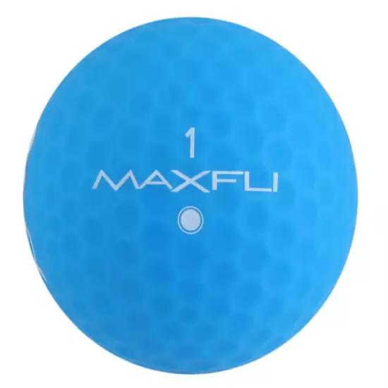 2 DOZEN BRAND NEW 2021 MATTE BLUE MAXFLI SOFTFLI GOLF BALLS RETAIL BOX 24 BALLS 