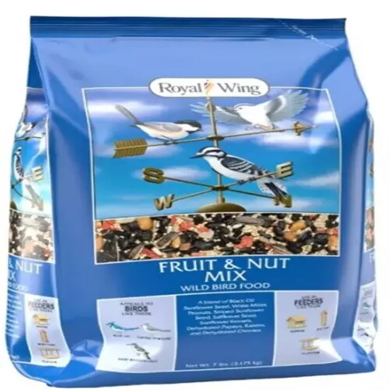 Royal Wing Fruit and Nut Mix Wild Bird Food 7, 20 or 40 LBS