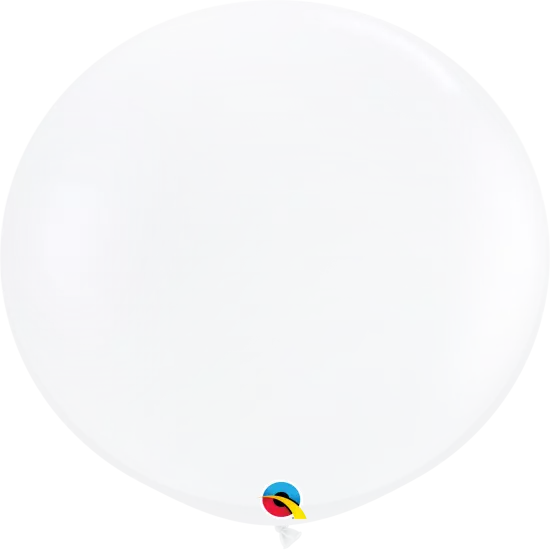 Qualatex Round Diamond Clear Latex Balloons