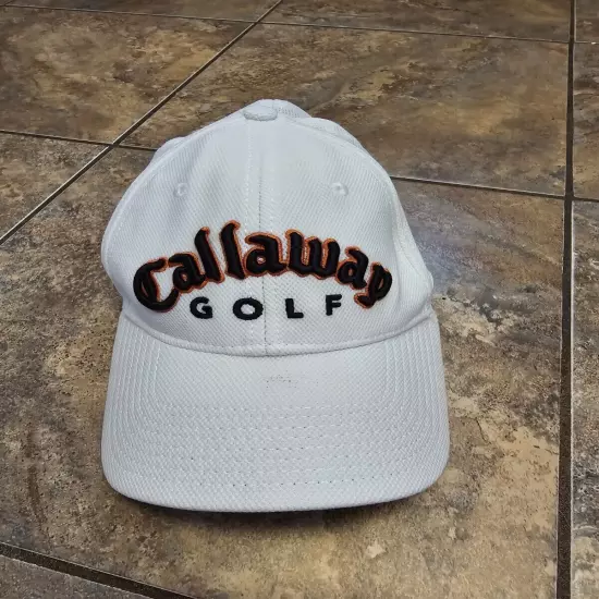 Callaway Golf FT-i Tour i New Era Flex Fitted Hat Cap Men Women Cream White