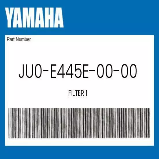 Yamaha Genuine Filter 1 - Ju0-E445E-00-00