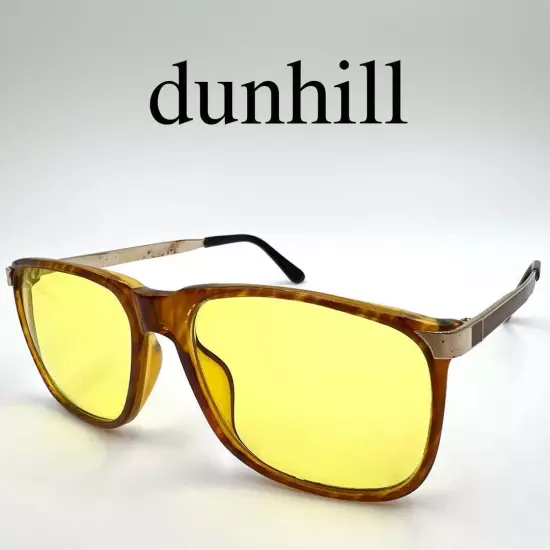 Dunhill Full Rim Vintage Sunglasses Gold Brown Lens