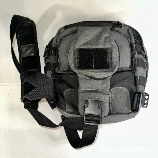 5.11 Tactical Rush MOAB 6 Sling Pack, 11L Double Tap, Gray Black 56963 Pre-owned