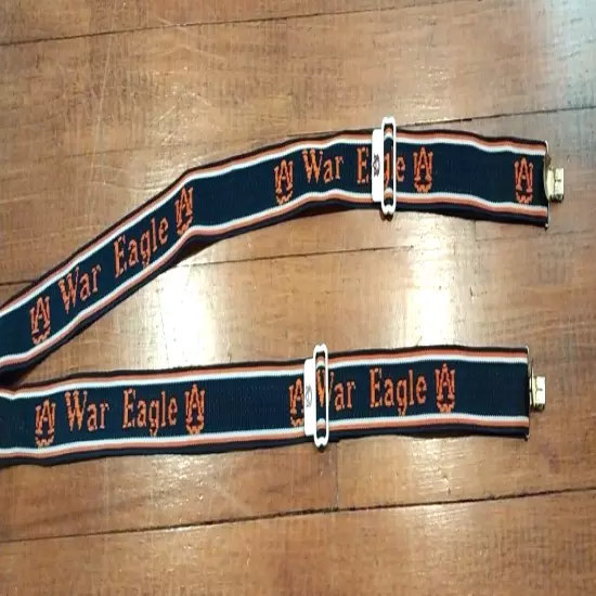 Auburn Tigers Suspenders Vintage Made in USA