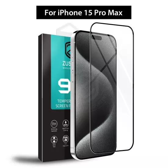 For iPhone 16 15 14 13 12 11 Pro XS Max XR Plus Tempered Glass Screen Protector