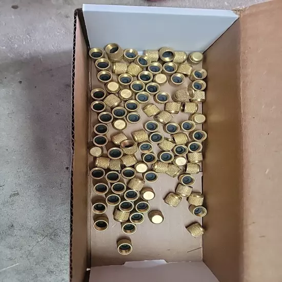 CPS Products AVC4 1/4″ SAE Brass Cap (100 Total Caps