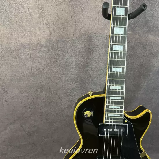 Custom Les Paul Electric Guitar Vintage 1956 Black Beauty P90 pickup 6 strings