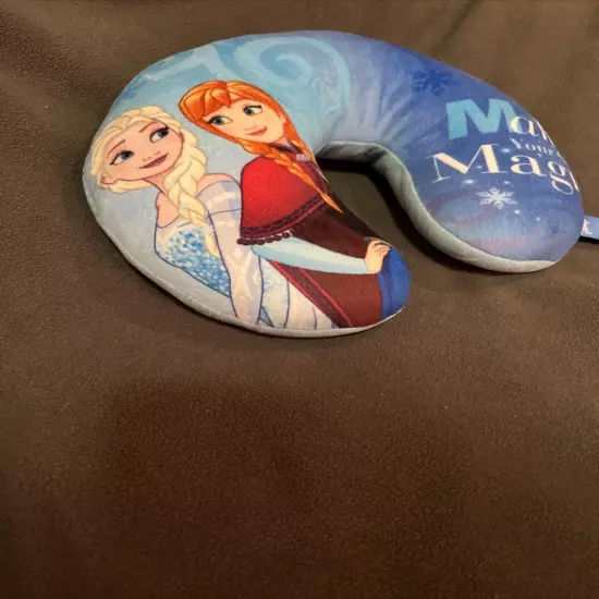 Disney Frozen Elsa And Anna Travel Neck Pillow 13"