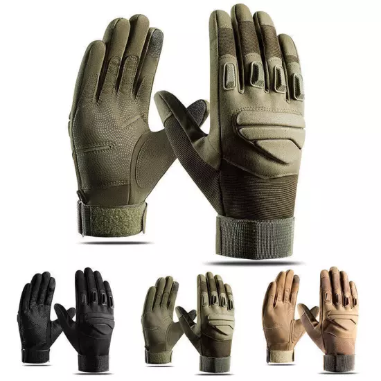 Tactical Gloves Impact Protection Army Military Training Shooting Hunting Gear