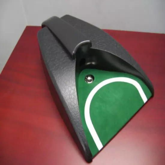 Exective Office Golf Putter with Electronic Ball Return, 2 Balls & Wooden Case